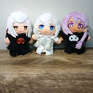 Final Fantasy XIV Anime Plush Trio 7.5" Endwalker Hythlodaeus, Emet Selch, Venat